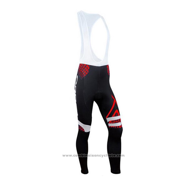 2017 Maillot Cyclisme Orbea Rouge et Noir Manches Longues et Cuissard