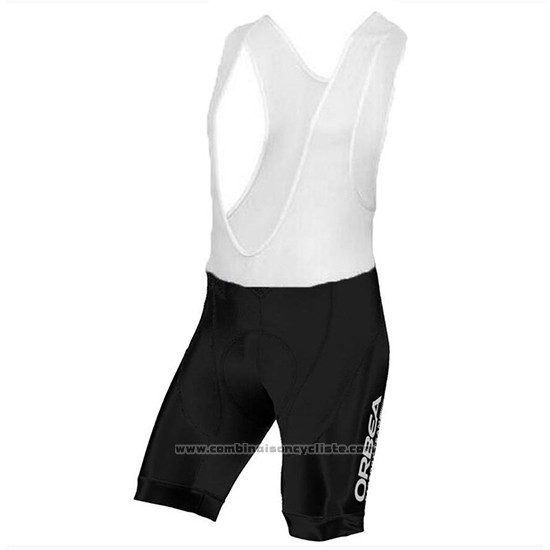 2018 Maillot Cyclisme Orbea Factory Noir Vert Manches Courtes et Cuissard