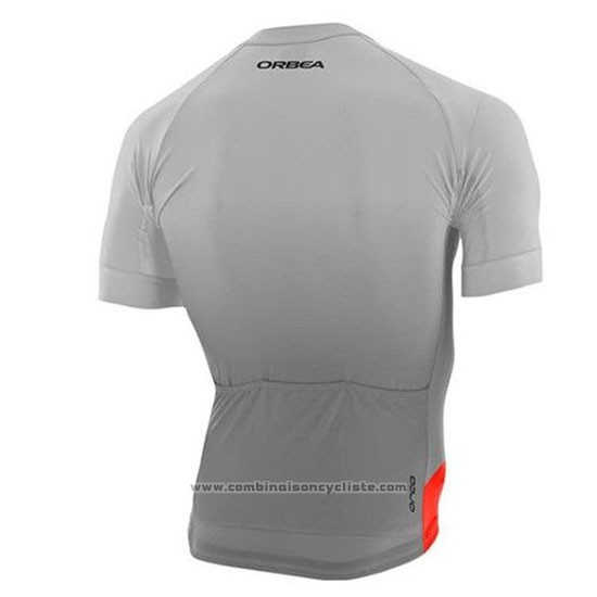 2020 Maillot Cyclisme Orbea Jaune Orange Manches Courtes et Cuissard