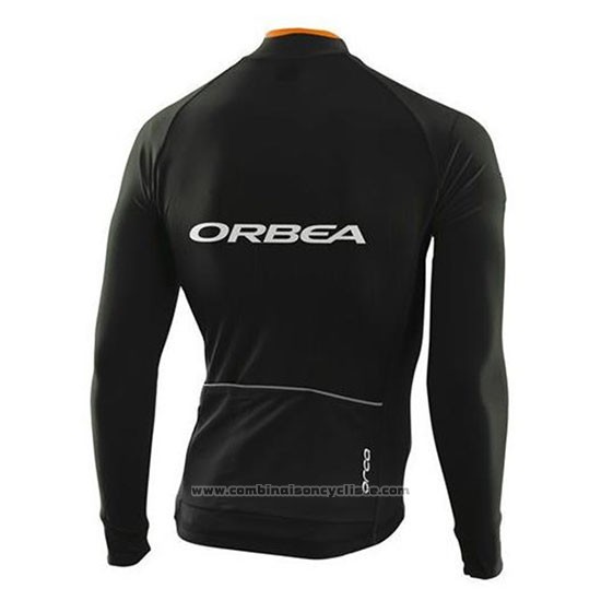 2020 Maillot Cyclisme Orbea Noir Manches Longues et Cuissard