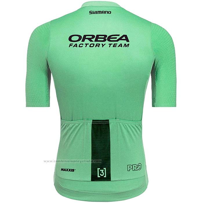 2021 Maillot Cyclisme Orbea Vert Manches Courtes et Cuissard