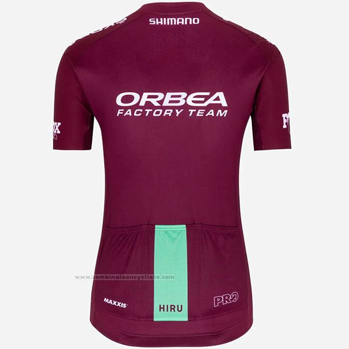2023 Maillot Cyclisme Orbea Fuchsia Manches Courtes et Cuissard