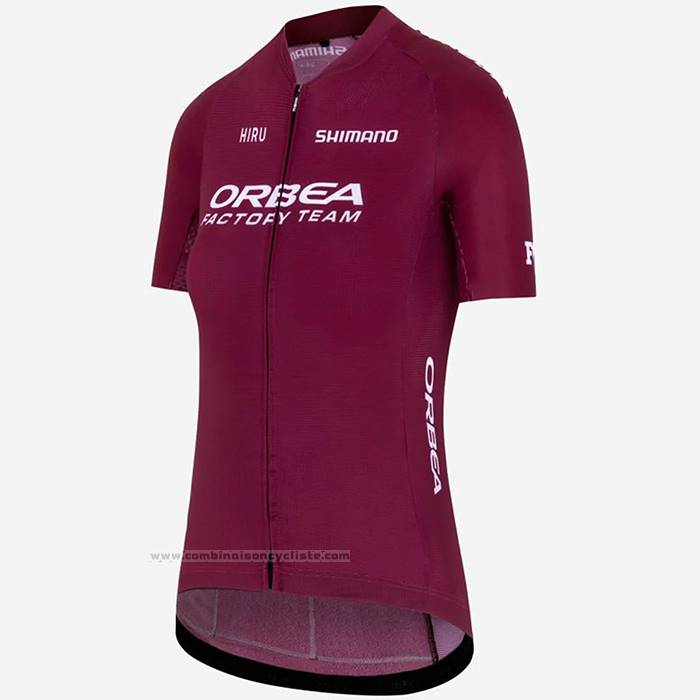 2023 Maillot Cyclisme Orbea Fuchsia Manches Courtes et Cuissard