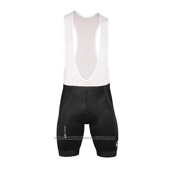 2018 Maillot Cyclisme POC Essential Road Block Bleu Manches Courtes et Cuissard