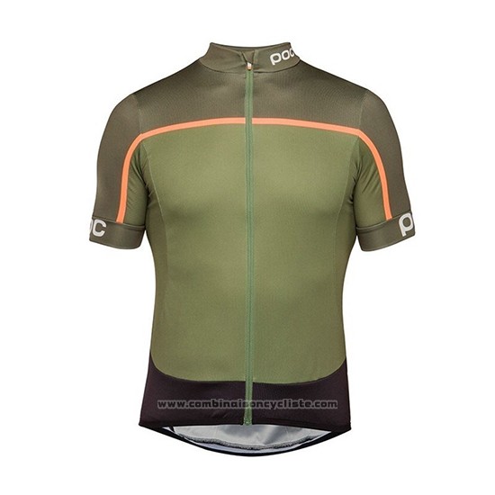 2018 Maillot Cyclisme POC Essential Road Block Camouflage Manches Courtes et Cuissard