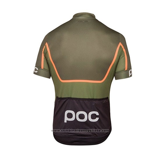 2018 Maillot Cyclisme POC Essential Road Block Camouflage Manches Courtes et Cuissard