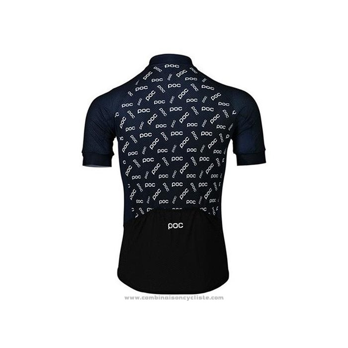 2020 Maillot Cyclisme POC Noir Manches Courtes et Cuissard
