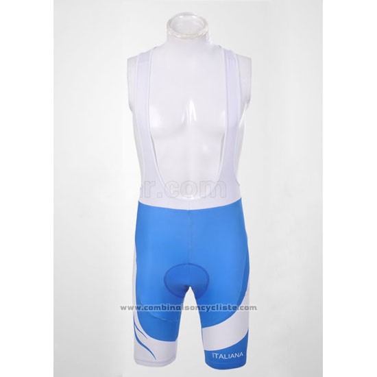 2011 Maillot Cyclisme Pinarello Azur et Blanc Manches Courtes et Cuissard