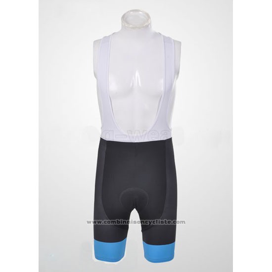 2011 Maillot Cyclisme Pinarello Azur et Noir Manches Courtes et Cuissard