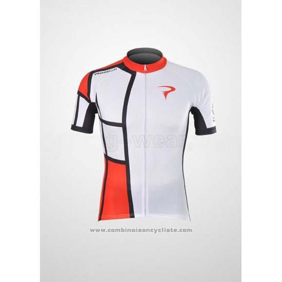 2012 Maillot Cyclisme Pinarello Rouge et Blanc Manches Courtes et Cuissard