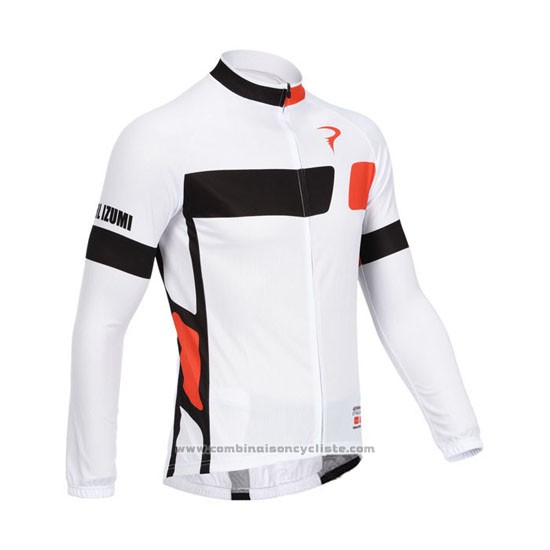 2013 Maillot Cyclisme Pinarello Noir et Blanc Manches Longues et Cuissard