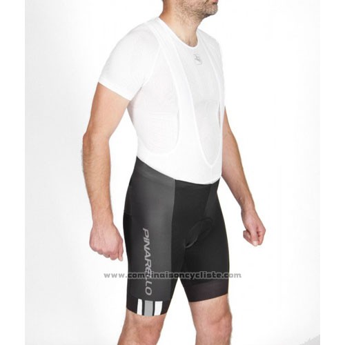 2016 Maillot Cyclisme Pinarello Noir et Blanc Manches Courtes et Cuissard