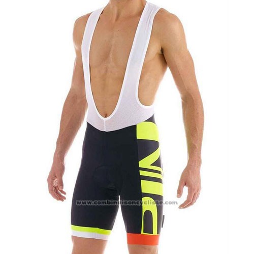 2016 Maillot Cyclisme Pinarello Noir et Vert Manches Courtes et Cuissard