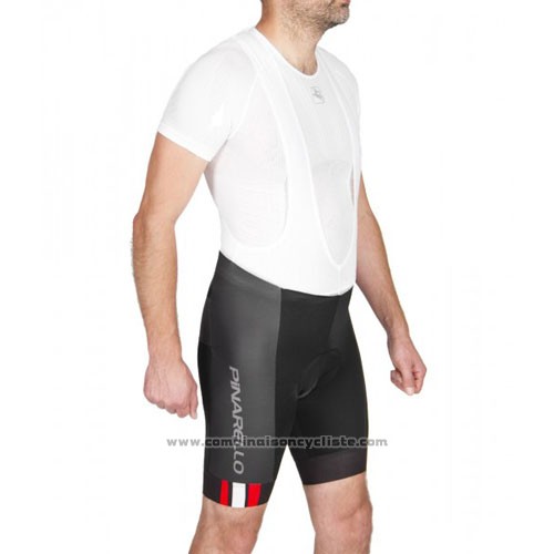2016 Maillot Cyclisme Pinarello Rouge et Noir Manches Courtes et Cuissard