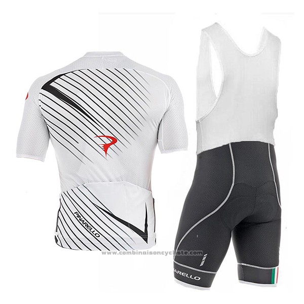 2017 Maillot Cyclisme Pinarello Blanc Manches Courtes et Cuissard