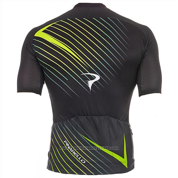 2017 Maillot Cyclisme Pinarello Noir Manches Courtes et Cuissard