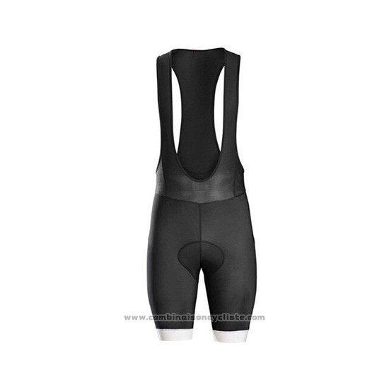 2019 Maillot Cyclisme Ralph Blanc Noir Manches Courtes et Cuissard