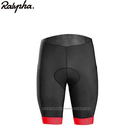 2019 Maillot Cyclisme Ralph Rouge Blanc Manches Courtes et Cuissard
