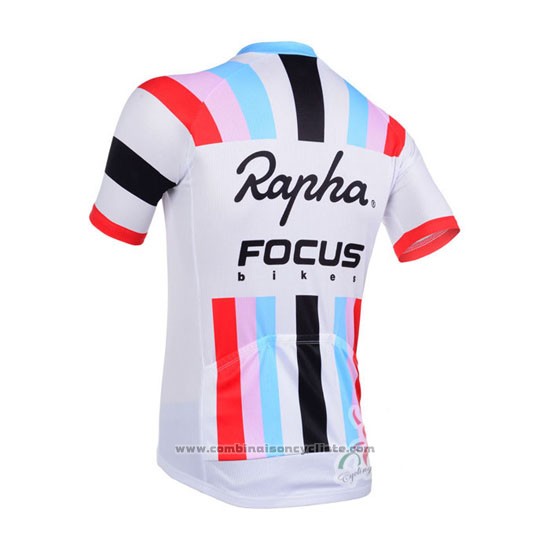 2013 Maillot Cyclisme Rapha Blanc Manches Courtes et Cuissard