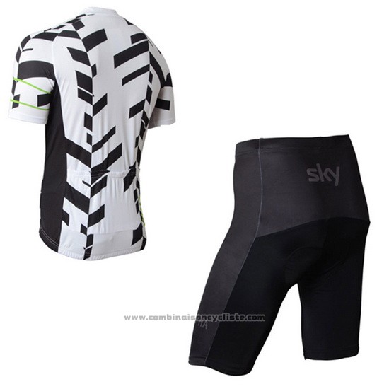2015 Maillot Cyclisme Rapha Blanc Manches Courtes et Cuissard