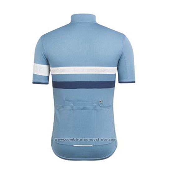 2018 Maillot Cyclisme Ralph Bleu et Bleu Profond Manches Courtes et Cuissard