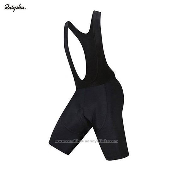 2019 Maillot Cyclisme Rapha Fonce Gris Manches Courtes et Cuissard