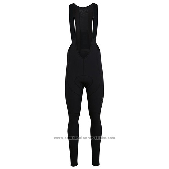 2019 Maillot Cyclisme Rapha Noir Rose Manches Longues et Cuissard