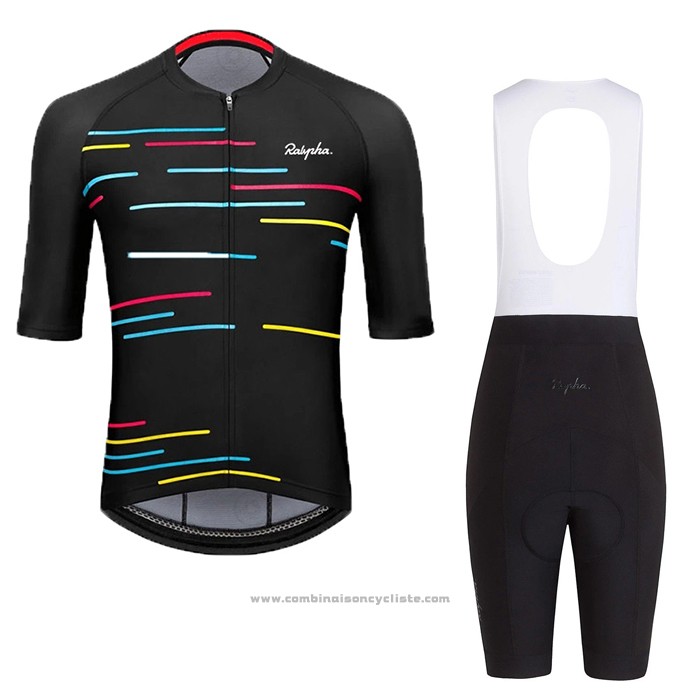 2020 Maillot Cyclisme Rapha Noir Manches Courtes et Cuissard