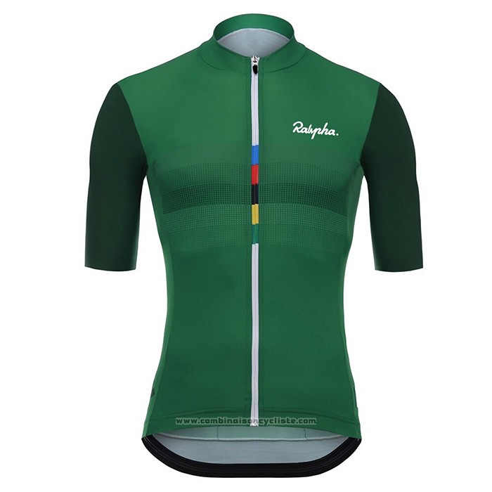 2020 Maillot Cyclisme Rapha Vert Manches Courtes et Cuissard