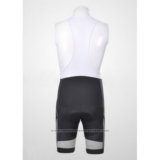 2012 Maillot Cyclisme Scott Blanc et Gris Manches Courtes et Cuissard