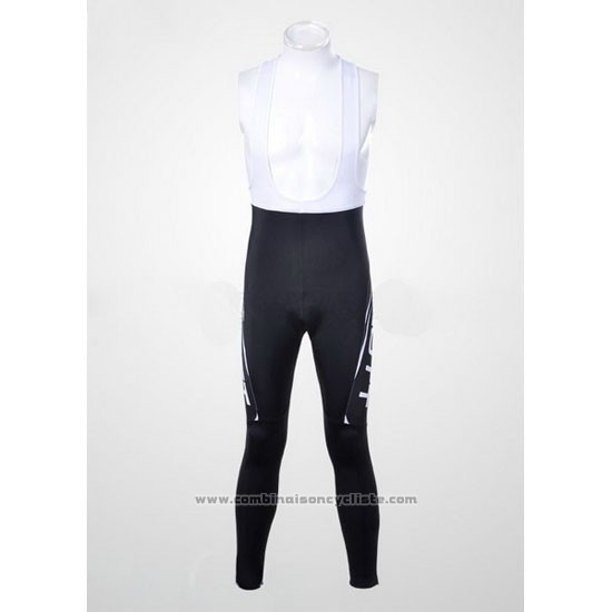 2012 Maillot Cyclisme Scott Gris et Jaune Manches Longues et Cuissard