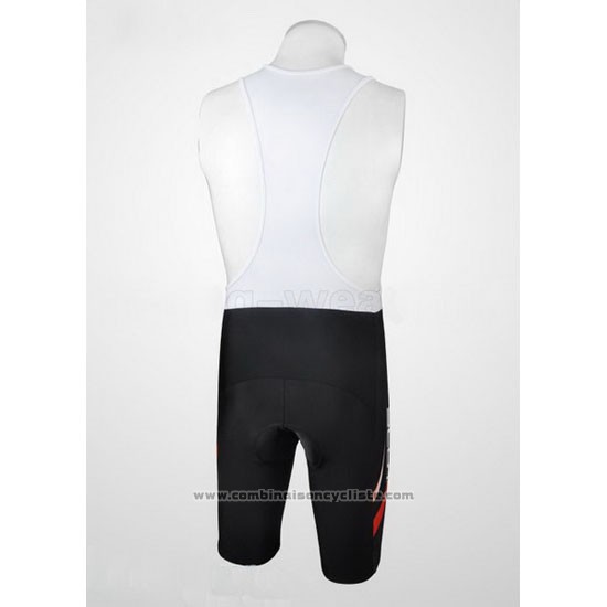2012 Maillot Cyclisme Scott Noir et Rouge Manches Courtes et Cuissard