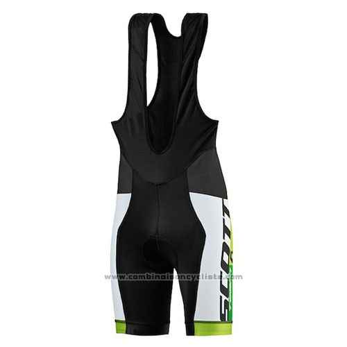 2016 Maillot Cyclisme Scott Jaune et Vert Manches Courtes et Cuissard
