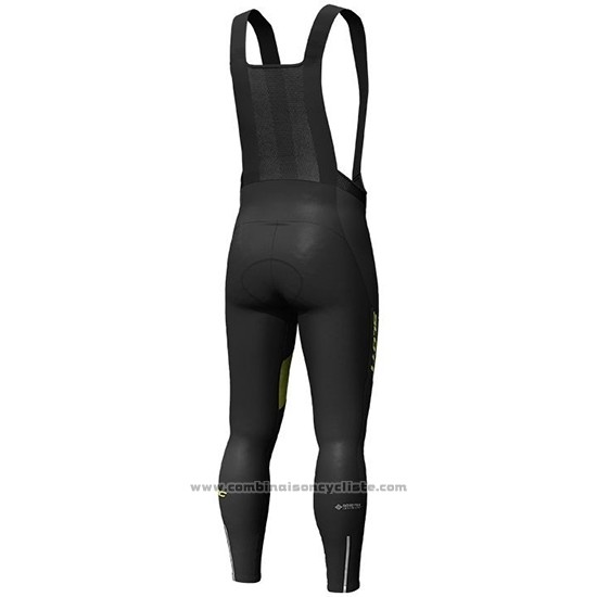 2019 Maillot Cyclisme Scott RC FF Jaune Noir Manches Longues et Cuissard