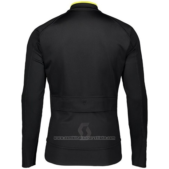 2019 Maillot Cyclisme Scott RC FF Noir Rouge Manches Longues et Cuissard