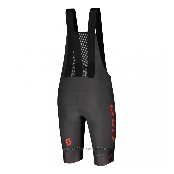 2021 Gilet Coupe-Vent Scott Rouge Manches Courtes et Cuissard