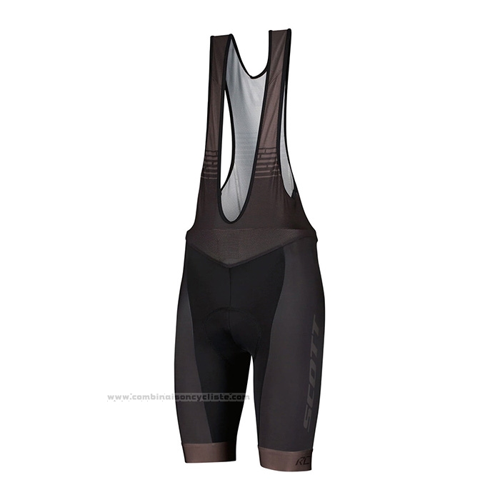 2022 Maillot Cyclisme Scott Bleu Manches Courtes et Cuissard