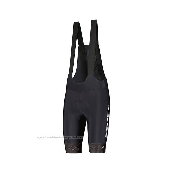 2022 Maillot Cyclisme Scott Rouge Blanc Manches Courtes et Cuissard