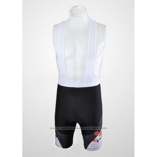 2010 Maillot Cyclisme Shimano Blanc et Noir Manches Courtes et Cuissard