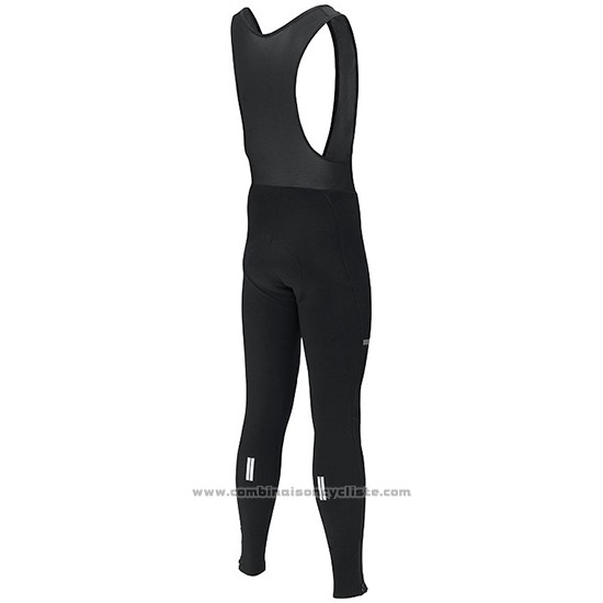 2019 Maillot Cyclisme Shimano Gris Rouge Manches Longues et Cuissard