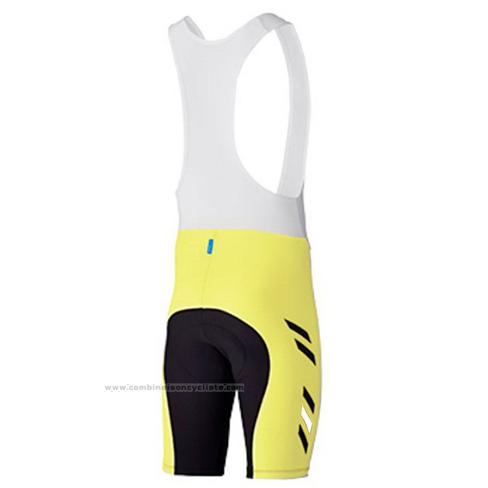 2021 Maillot Cyclisme Shimano Blanc Manches Courtes et Cuissard