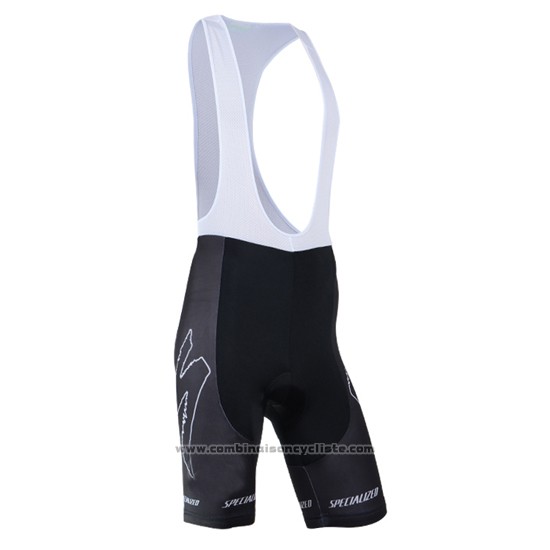 2014 Maillot Cyclisme Specialized Noir et Vert Manches Courtes et Cuissard