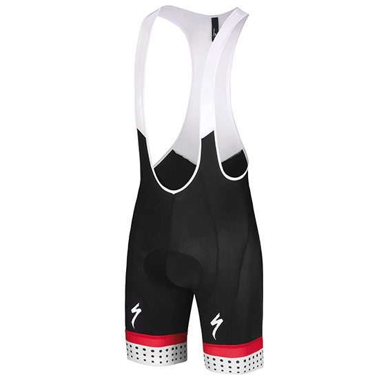 2018 Maillot Cyclisme Specialized Blanc Rouge Manches Courtes et Cuissard