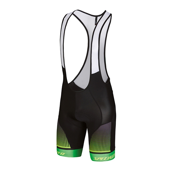 2018 Maillot Cyclisme Specialized Jaune Vert Noir Manches Courtes et Cuissard