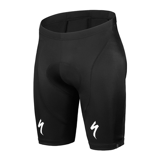 2018 Maillot Cyclisme Specialized Noir Blanc Jaune Manches Courtes et Cuissard