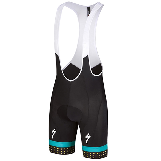 2018 Maillot Cyclisme Specialized Noir Bleu Manches Courtes et Cuissard