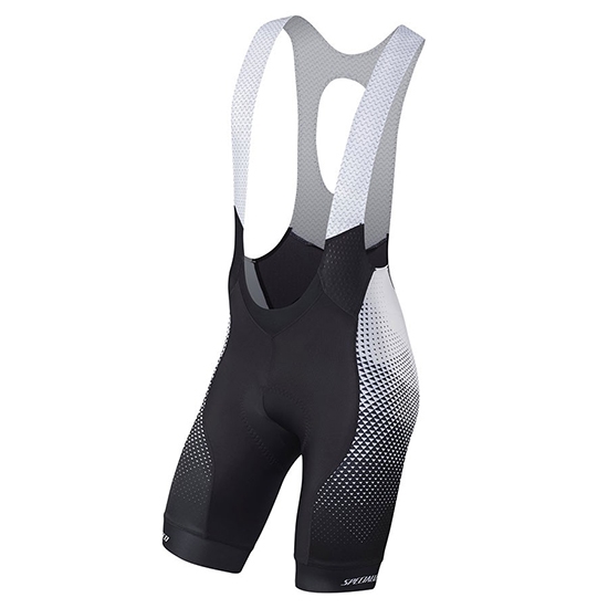 2018 Maillot Cyclisme Specialized Noir Gris Jaune Manches Courtes et Cuissard