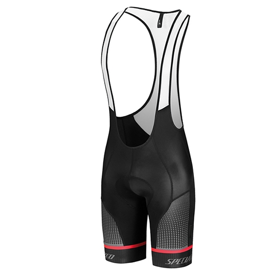 2018 Maillot Cyclisme Specialized Noir Grisn Rouge Manches Courtes et Cuissard