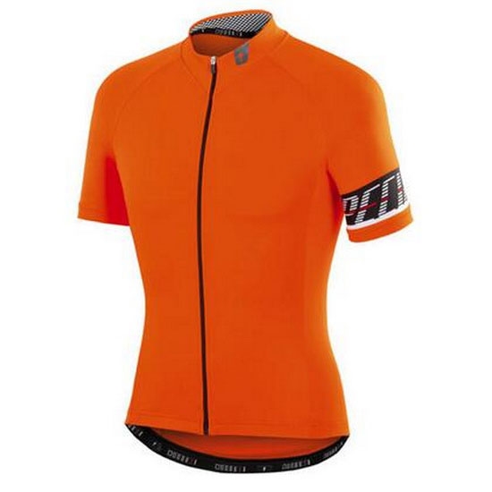 2018 Maillot Cyclisme Specialized Orange Noir Manches Courtes et Cuissard