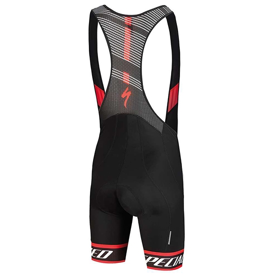 2018 Maillot Cyclisme Specialized Rose Noir Manches Courtes et Cuissard
